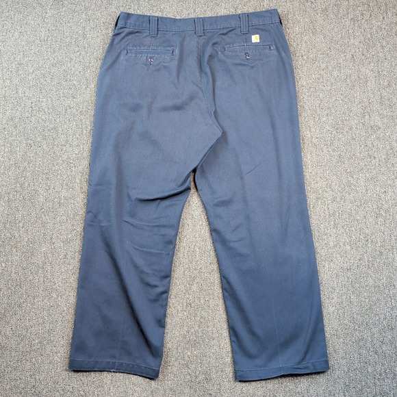 Carhartt Vintage B291 NVT Work Chino Pants 40x30 Navy Blue Streetwear Gorpcore — photo 2